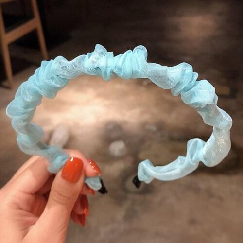 New Fashion Beautiful Simple Lovely Fresh Chiffon Lace Hair Band Headband Women Girls Hair Accessories Headdress