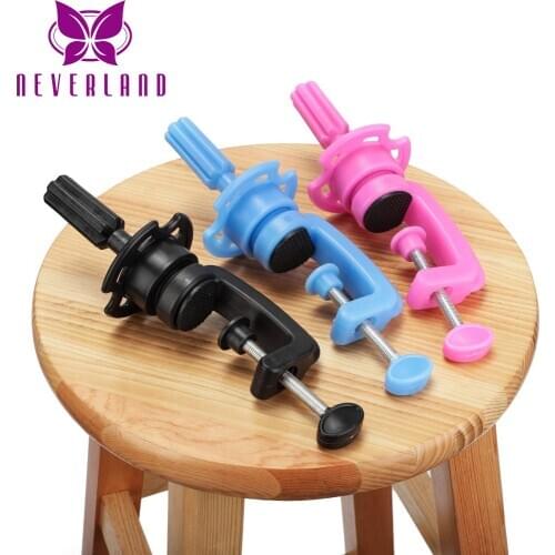 1pc Adjustable Mannequin Holder wigs stand for mannequin head Manik hair Training model hairdressers salon styling tools