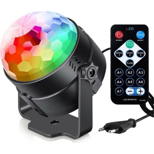 RGB led disco light Ball dmx led Stage Light DJ Disco led Laser dj Lights Christmas Party Lights disco ball laser Strobe Effects