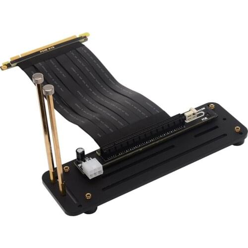 Riser PCI E 3.0 X16 To 16X GPU Graphics Card ETH Mining Extension Cable 6Pin Power Vertical Graphics Card Base Kit for RTX 3060