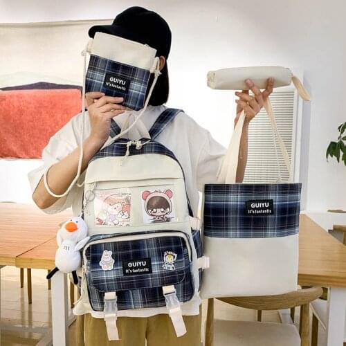 Korean of backpack bag for female middle junior middle school grade three to grade six cute college students' shoulder bags