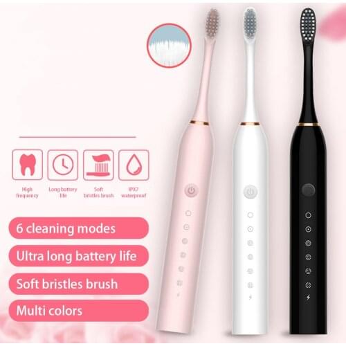 Powerful Ultrasonic Sonic Electric Toothbrush USB Rechargeable Tooth Brush Adult Electronic Washable Whitening relax Teeth Brush