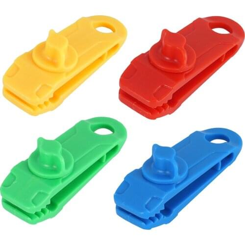 Stable Outdoor Tent Clips Nylon Heavy Duty Tarp Awning Clamps with Thumb Screw