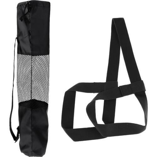 Fitness Yoga Mat Carry Carrier Shoulder Bag Sling Storage&Adjustable Strap Gym Pockets Straps Sport Tool