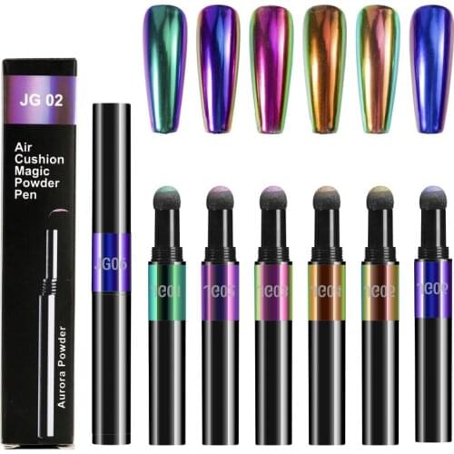Eyeshadow-Pen Nail-Pen Nail Brushes Glitter-Power Air Cushion Magic Pen Multifunction Eyeshadow Nails Glitter Powder Nail Tools