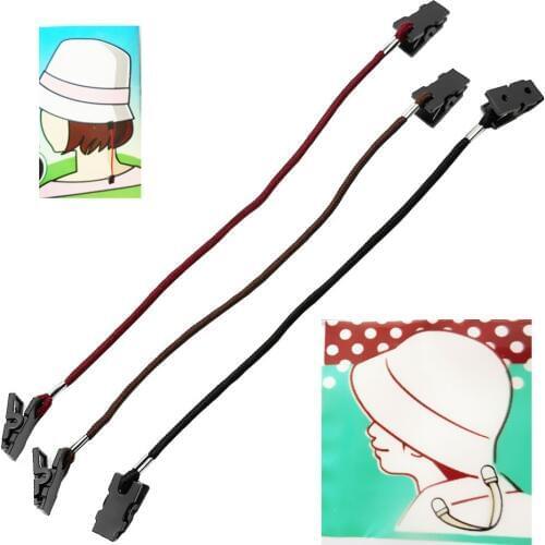 Outdoor Hat Scarf Wind Clip Lanyard Rope Cord for Camping Hiking Travell Climbing Equipment Clothes Hat Bag Tools Accessories