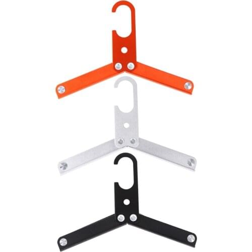 Folding Coat Clothes Hanger for Travel Outdoor Camping Portable Aluminum Alloy Lightweight Clothing Foldable Drying Rack
