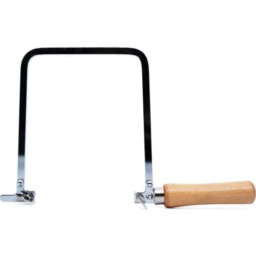 High Quality Coping Saw Steel Frame with Wire Saw for Jade Stone Ceramic Glass Wood Metal Accurate Cutting Sawbow DIY Hand Tools