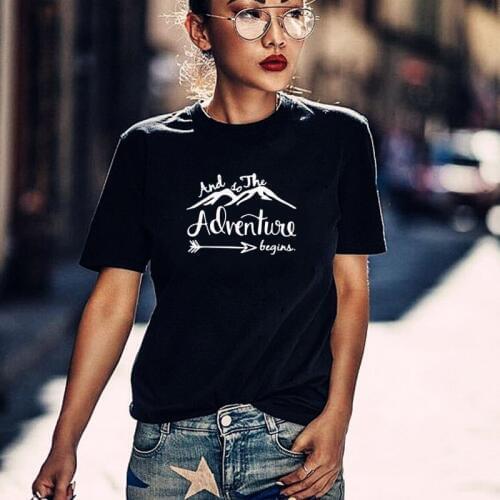 Mountains Hiking Shirt for Women Gift Forest Nature Camping TShirt Travel Road Trip Shirt T Shirt Women Graphic Tee Hipster