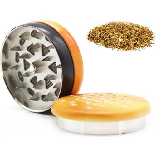 10Pcs Tobacco Herb Grinder Crushed Diameter 45mm Spices Herbal Smoke Crusher Smoke Grinders Cigarette Accessories