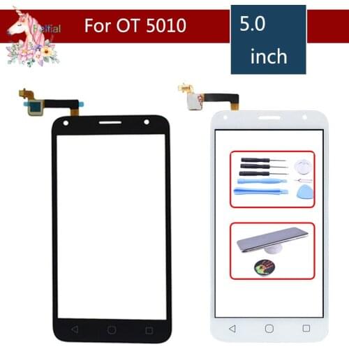 10pcs/lot For Alcatel One Touch Pixi 4 5.0 5010D 5010E 5010G 5010X OT5010 Touch Screen Panel Sensor Digitizer Glass Touchscreen