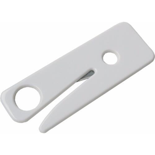 50 Pcs Cutting Knife Safety Box Cutter Cut Hand Hidden Safety Box Cutter Knife White