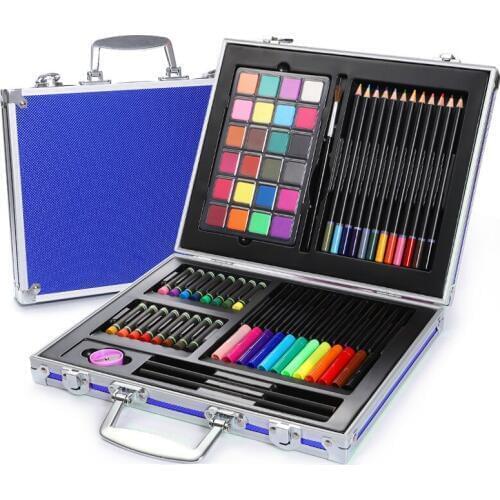 68pcs Painting Set Watercolor Paint Pastel Color Pencil Charcoal Professional Kids Kawaii Painting Crayon Eraser Art Supplies