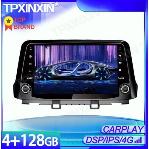 For Hyundai KONA 2017 2018 2019 2020 Android 10.0 64+4GB Auto Stereo Multimedia Player Radio Tape Recorder Head Unit DVD Player