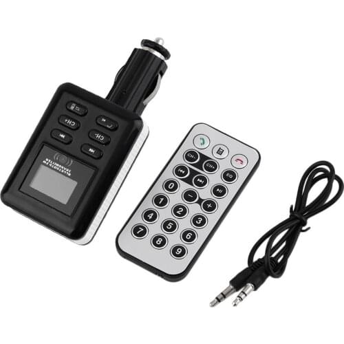 Car FM Transmitter with Car Charger+Remote Controller +Audio Cable