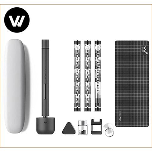 Wowstick 1F+ 64 In 1 Electric Screw Driver Cordless Lithium-ion Charge LED Power Home Screwdriver kit