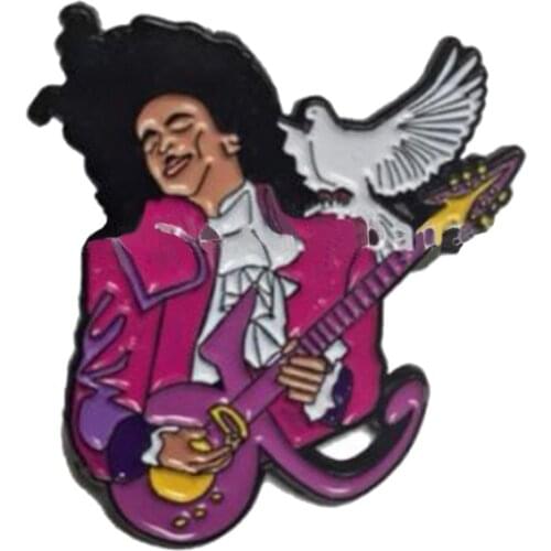 Prince Brooch purple rain Badge charles musicain Brooch Music art Jewelry
