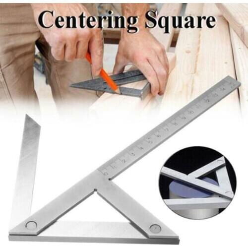 Centering Square Gauge Center Gauge Round Rod Marking Center Marker Ruler NK-Shopping