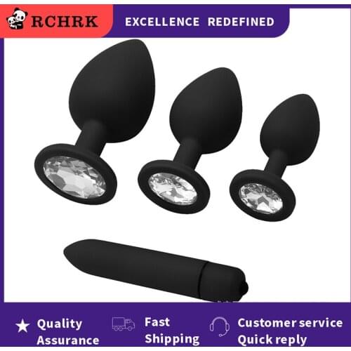 For Women Men Soft Silicone Prostate Massager Mini Erotic Bullet Vibrator Anal Toys Adult Gay Products Anal Plug Butt Sex Toys