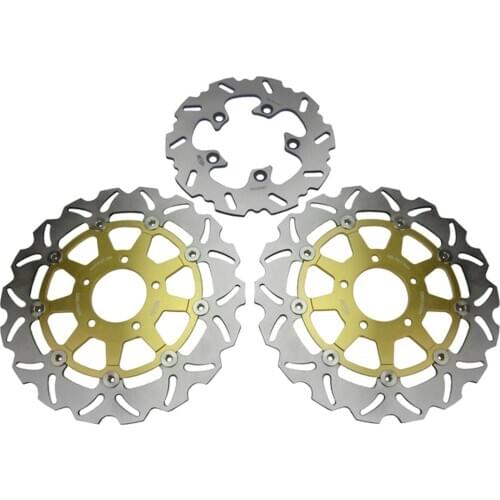 Motorcycle Front Rear Brake Disc Rotors Set For Suzuki GSXR 600 750 K4 2004 2005 & GSXR 1000 K3 2003-2004 2Pcs