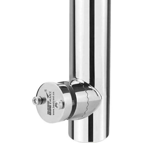 316 Stainless Steel Marine Clamp on Fishing Rod Pole Holder for Ship Yacht Rails