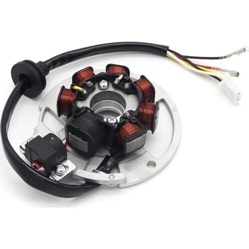 Motorcycle Generator Stator Coil Comp For Yamaha CY50Z CY50R CY50H Jog Poche CY50HS CY50D CY50 YE50 YE80 Zest YA50R 50 YH50 Why