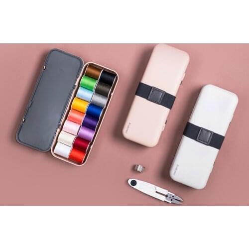 Sewing Tool Portable Travel Sewing Box Kitting Needles Tools Thread Stitching Embroidery Craft Sewing Kits