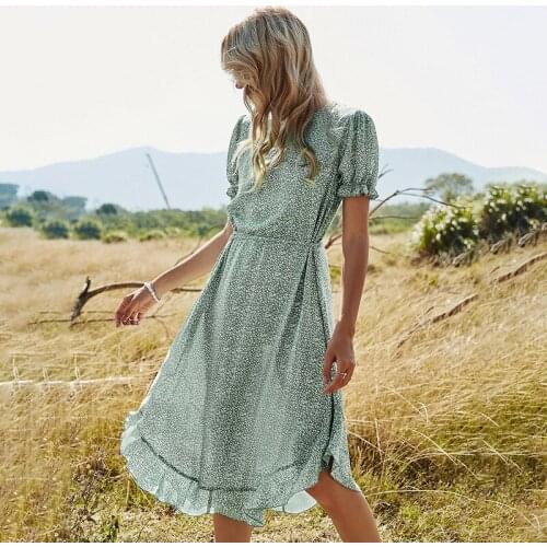 New High Waist Round Neck Lotus Long Floral Dress Pregnancy Dress Pregnancy Clothes Maternity Dresses for Photo Shoot