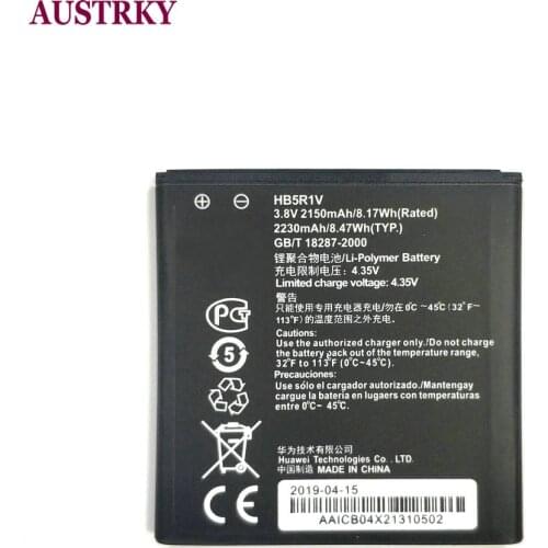 New HB5R1V Battery For Huawei honor 2 honor 3 Ascend G500 G600 U8950D U8950 T8950 U9508 U8832D U8836D C8826D 2150mAh Battery