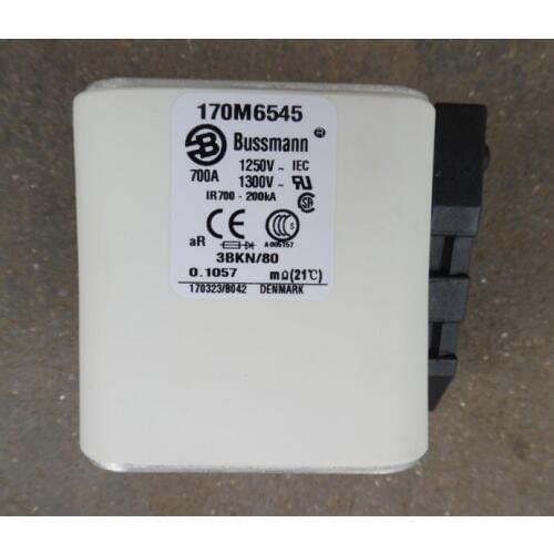 Fuses: 170M6538 315A 1250V / 170M6539 350A / 170M6540 400A 1250V aR