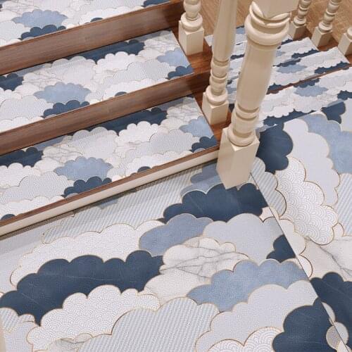 Modern Simple and Light Luxury Style Stair Step Mats Cutting Step Non-Slip Mat Household Scrubbing Floor Mat