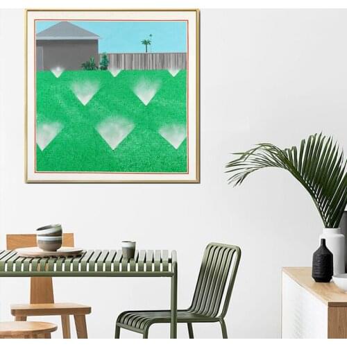 Fresh with swimming pool decoration painting, Nordic simple decoration Canvas Print Painting Poster Art Wall Picture Home Décor