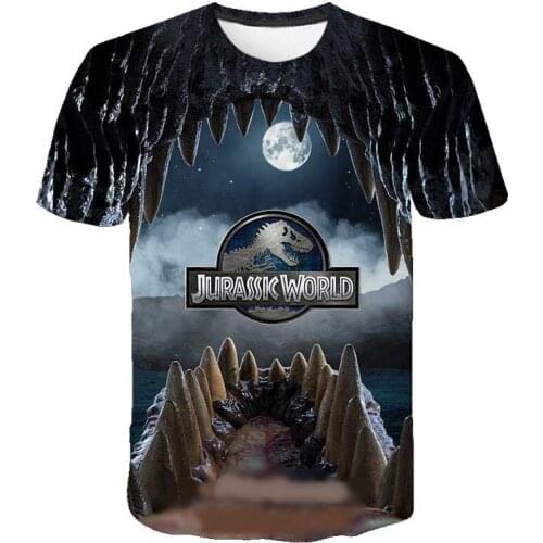Jurassic Park Graphic T Shirts Tee Men Clothing Camisetas Tops Ropa Hombre Streetwear Camisa Masculina Koszulki Chemise Homme