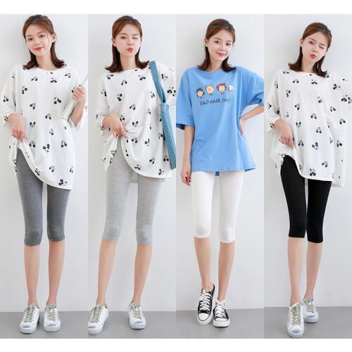 Women Push Up Short Leggings Fluorescent Color Casual Summer High Waist Knee Length Work Out Fitness Leggings Women Gymwear