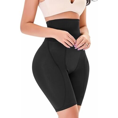 Women High Waist Thigh Trimmer Sexy Butt Lifter Padded Booty Shapewear Body Shaper Fake Ass Hip Enhancer Pads Underwear Panties