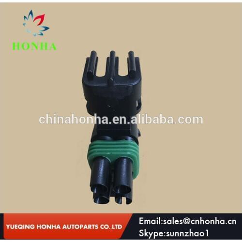 12015798 For Delphi PA66 black Receptacle 4 Way Weather Pack Tower Sealed Female auto Connector