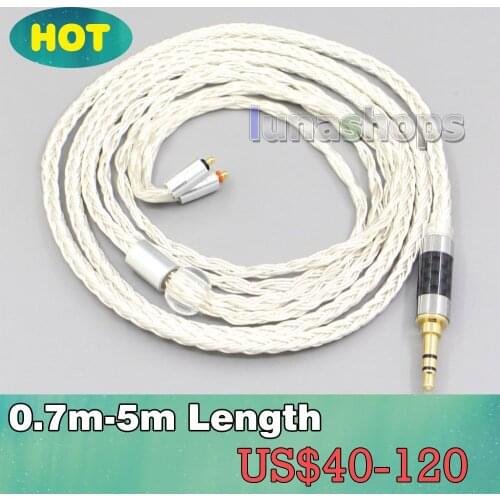 16 Core OCC Silver Plated Headphone Earphone Cable For UE Live UE6 Pro Lighting SUPERBAX IPX LN007218