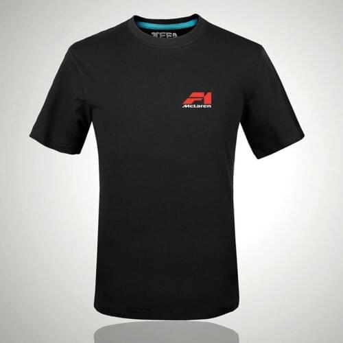 2021 McLaren Logo T Shirt Letter Printed Fashionable Round Neck T-shirts Short Sleeve T-shirt