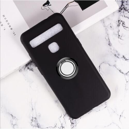 For TCL 10L 10 SE Plus Pro Lite 10SE 10Pro 2020 Back Ring Holder Bracket TPU Soft Silicone Phone Case