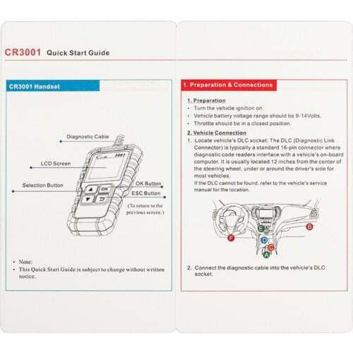 X7AE Obd 2 Scanner Car Code Reader Full Obd 2 Eobd Diagnostic Functions Fast Scan for LAUNCH X431 C reader Cr 3001 OBD II