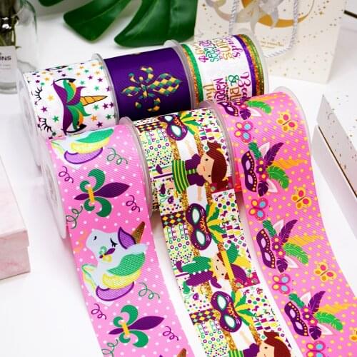 DIY Shrovetide Printed Grosgrain Ribbon For Craft Supplies Sewing Accessories 5 Yards, Planar Resins Mold 10 Pieces. 3667