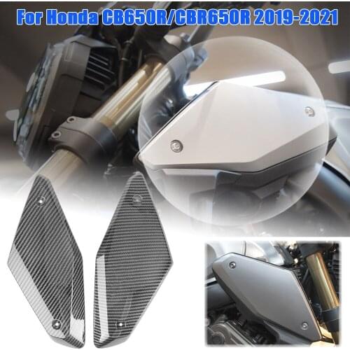 For Honda CB 650 R CB650R CBR650R 2019 2020 Motorcycle Front Side Frame Trim Cover Panel Fairing Shell Guard Protector Carbon