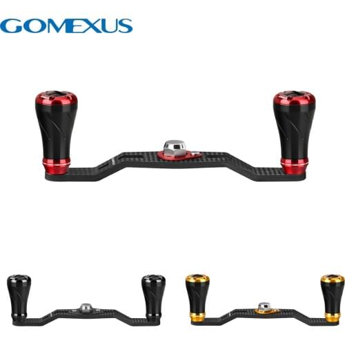 Gomexus Reel Handle Carbon 105mm Light Game For Shimano Bantam Metanium Daiwa Steez Abu Garcia Revo Baitcasting