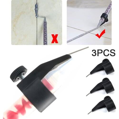 Multifunctional Plastic Floor Tile Grout Sealants Assistant Glue Nozzle Fixed Locator Auxiliary Construction Home Repair Tool