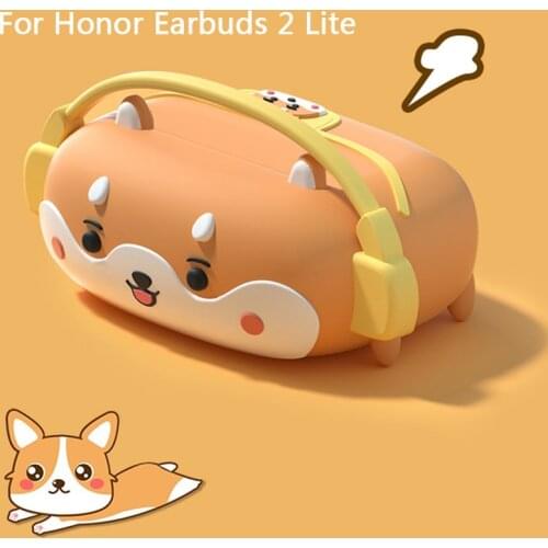 Soft Cartoon Cases Shell For Huawei Honor Earbuds 2 Lite Wireless Earphone Protective Cover Charging Case For Honor Earbuds 2 SE