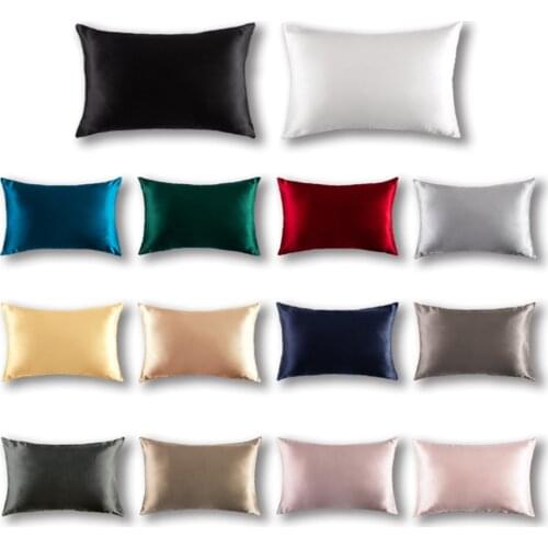 19 Momme 100% Double Silk Pillowcase Pure Natural Mulberry Silk Pillowcase With Hidden Zipper