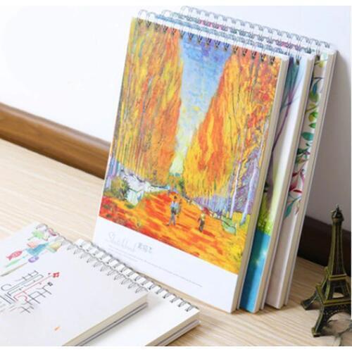Creative Stationery Vintage Notebook Loose C Sketchbook A4 Blank Sketch Book Office School Supplies