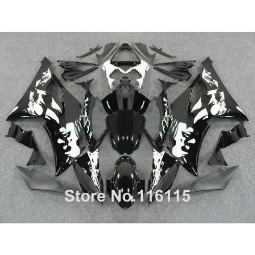 Fit for YAMAHA R6 2008 2009-2014 white black ABS fairings set YZF R6 08 - 13 14 custom fairing kit #2133 Full injection