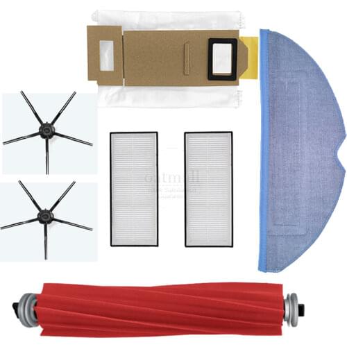 Hepa Filter Mop Cloth Accessories For Xiaomi Roborock S7 T7S T7S Plus S7MAX S7MAXV S70 S75 Robot Vacuum Cleaner Side Brush