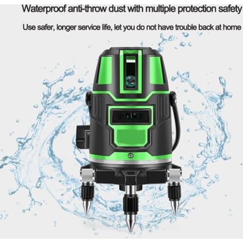 2021 NEW Laser Level 2/3/5 Lines Self-Leveling 360 Rotatable Indoor Outdoor Green Radius Alternating Direct Horizontal Vertical